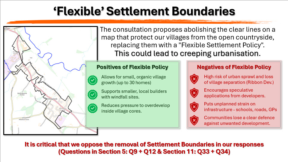 Slide 8:  ‘Flexible’ Settlement Boundaries
